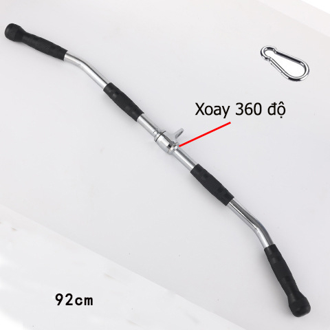 Thanh đòn thẳng hơi cong 92cm tập xô